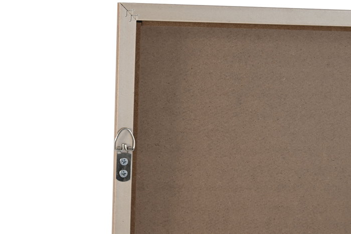 DKD Home Decor Cuadro de Yute y Algodón 40x3x120 Círculos 3D Natural
