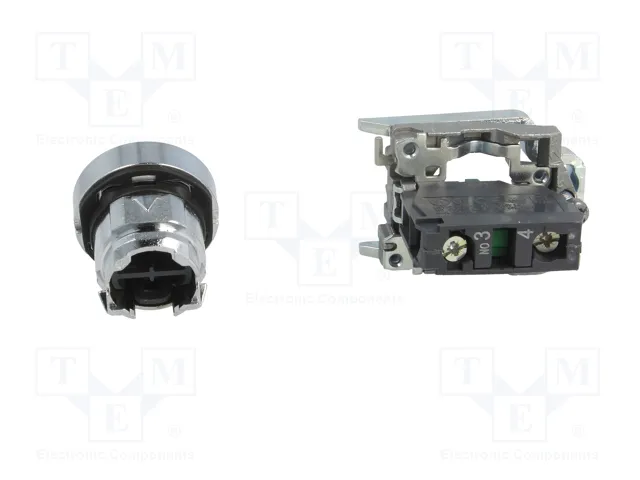 SCHNEIDER ELECTRIC Interruptor de presión Harmony XB4 22mm Blanco NA SCHNEIDER ELECTRIC Interruptor de presión Harmony XB4 22mm Blanco NA