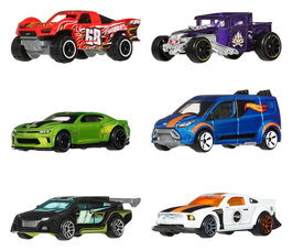 Hot Wheels Silver Series Pack de 6 Vehículos Die-Cast 1/64 Legends