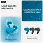 Motorola Moto Buds Bass Azul Blue Jewel TWS con Cancelación de Ruido