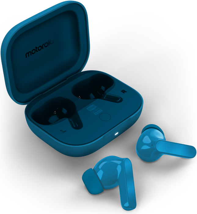 Motorola Moto Buds Bass Auriculares Blue