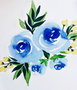 Estuche de acuarelas Floral