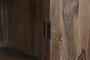 DKD Home Decor Cabinets nat 2c24 Armario Teca Natural 187 x 106 x 45 cm (2 Unidades)