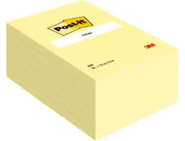 Post-it Bloc de Notas Adhesivas Quita y Pon 102x152 mm Amarillo con 100 Hojas 659