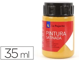 La Pajarita Pintura Témpera Escolar Satinada Naranja Terracota Bote 35 mL L-23