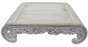 DKD Home Decor Mesita Auxiliar Indio Blanco 63.5 x 25.4 x 89 cm