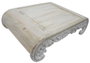 DKD Home Decor Mesita Auxiliar Indio Blanco 63.5 x 25.4 x 89 cm