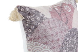 DKD Home Decor Cojin Oriental Multicolor 40 x 40 x 10 cm (4 Unidades)