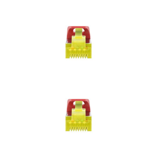 Nanocable Cable de red latiguillo RJ45 Cat.6A SFTP AWG26 Rojo, 0,5m Nanocable Cable de red latiguillo RJ45 Cat.6A SFTP AWG26 Rojo, 0,5m