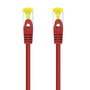 Nanocable 10.20.1900-R Cable de Red Latiguillo RJ45 LSZH Cat.6A SFTP AWG26, Rojo, 0.5m