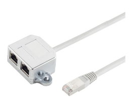 MicroConnect MPK418 Divisor de Cable de Red CAT5e (Adaptador en Y)