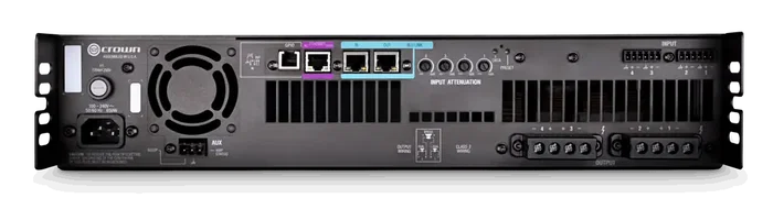 Crown Amplificador de Potencia DCi 4 Canales 300W @ 4 Ohm, Blu Link, 70V/100V, Cumple Con EN 54-16