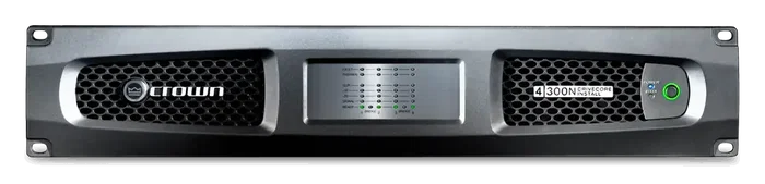 Crown Amplificador de Potencia DCi 4 Canales 300W @ 4 Ohm, Blu Link, 70V/100V, Cumple Con EN 54-16