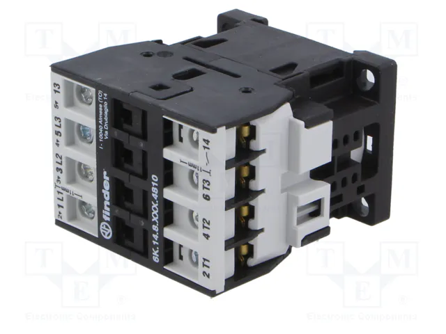 FINDER Contactor 4-polar 6K 24VAC 10A