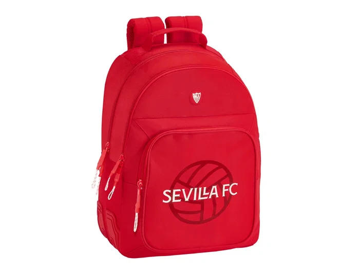 Safta Mochila Doble Adaptable a Carro Sevilla F.C. 420x320x150 mm Safta Mochila Doble Adaptable a Carro Sevilla F.C. 420x320x150 mm