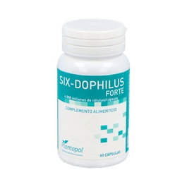 PLANTAPOL Six Dophilus Forte 60 Cápsulas Probióticos para el Sistema Digestivo e Inmune