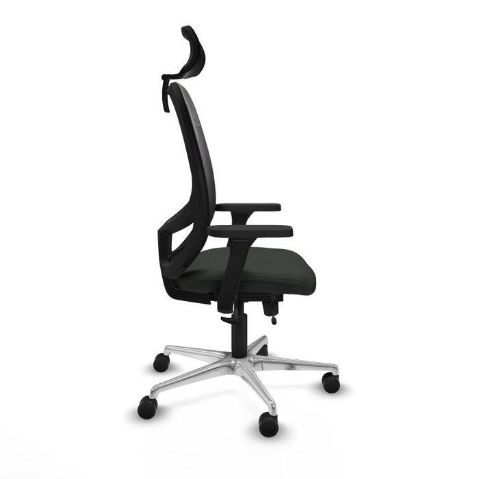 PIQUERAS Y CRESPO Silla de oficina Cilanco con mecanismo Sincro/Traslack Negra