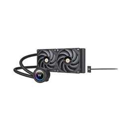 Thermaltake Toughliquid 240 EX Pro - Refrigeración Líquida All-in-One con ARGB Sync (CL-W418-PL00BL-A) - 2 Ventiladores de 12 cm - Negro - Compatible Intel y AMD