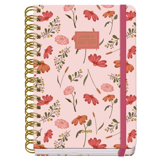 Dohe Agenda Escolar Premium A5 Espiral Doble Cartón Forrado Mod. Belle 2026-2027 Dohe Agenda Escolar Premium A5 Espiral Doble Cartón Forrado Mod. Belle 2026-2027
