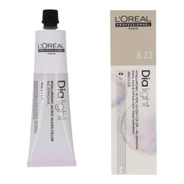 L'Oréal Dia Light Tono 6.23 - Coloración Profesional Rubio Oscuro Irisado Dorado sin Amoniaco para Matizar, 60 ml