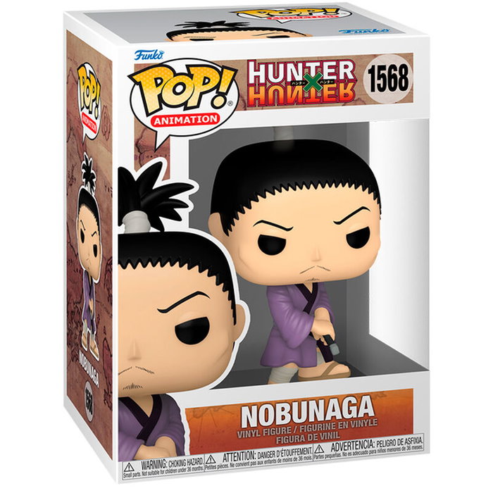 Funko Figura POP Hunter x Hunter Nobunaga Vinilo 9cm Caja Regalo