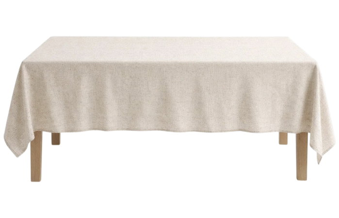 DKD Home Decor Mantel Antimanchas Algodón Reciclado 135x200 Crudo DKD Home Decor Mantel Antimanchas Algodón Reciclado 135x200 Crudo