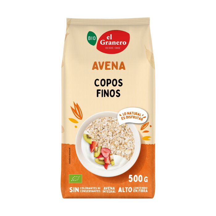 El Granero Integral Copos de Avena Integral Finos Bio 500g El Granero Integral Copos de Avena Integral Finos Bio 500g