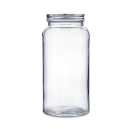 Tarro Vidrio Tape Metal Renova Quid 1400 mL