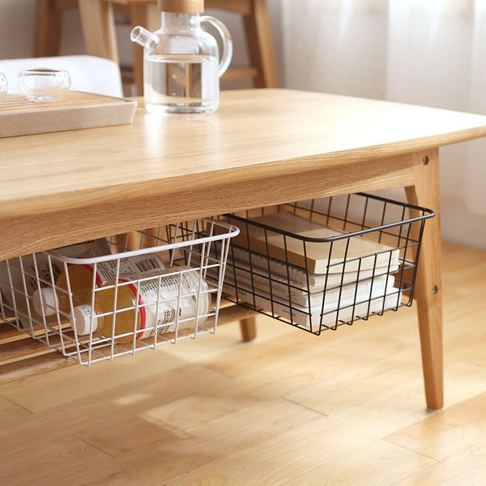 Confortime Cesta Metal Organizadora 36 x 29 x 15.5 cm (12 Unidades)