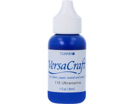 Tsukineko Tinta VERSACRAFT Azul Ultramarino 30ml Bote Cánula