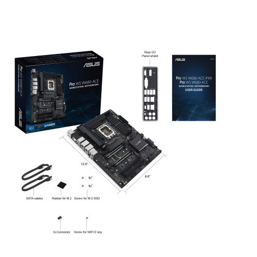 Asus Placa Base PRO WS W680-ACE 90MB1DZ0-M0EAY0 Intel W680 LGA 1700 ATX