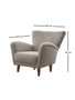 Atelier Del Sofa Sillón Orejero Teddy Gris