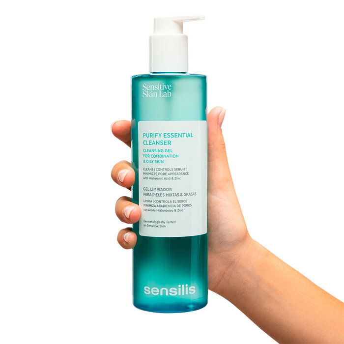 Sensilis Purify Essential Cleanser Gel Limpiador 400 ml - limpiador facial