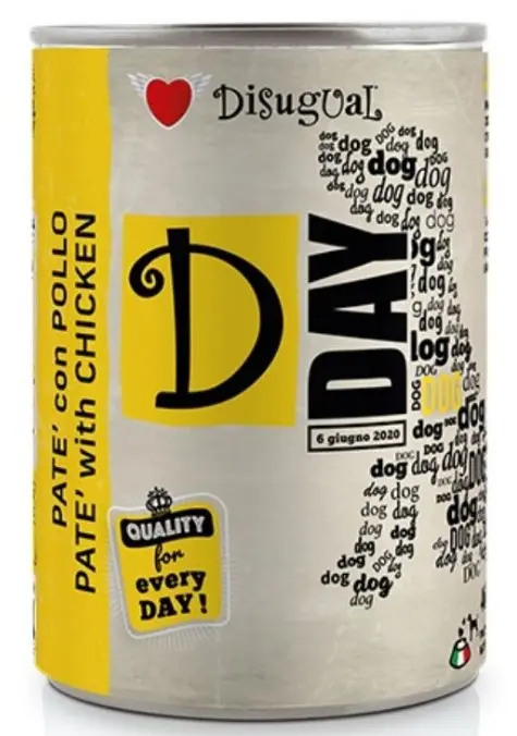 Disugual D-Day Dog Pollo 6x400 gr Disugual D-Day Dog Pollo 6x400 gr