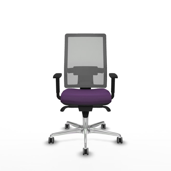 PIQUERAS Y CRESPO Silla de oficina Horna Morada con Malla Gris PIQUERAS Y CRESPO Silla de oficina Horna Morada con Malla Gris