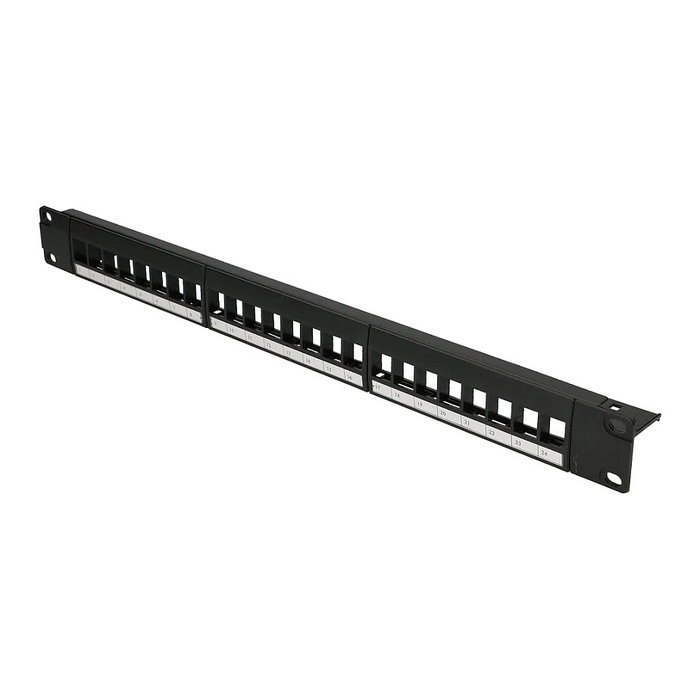 Extralink EX.9656 Patch Panel Modular U/UTP de 24 Puertos Extralink EX.9656 Patch Panel Modular U/UTP de 24 Puertos