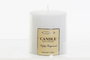 DKD Home Decor Vela de Cera de Parafina Blanca, 12 Unidades