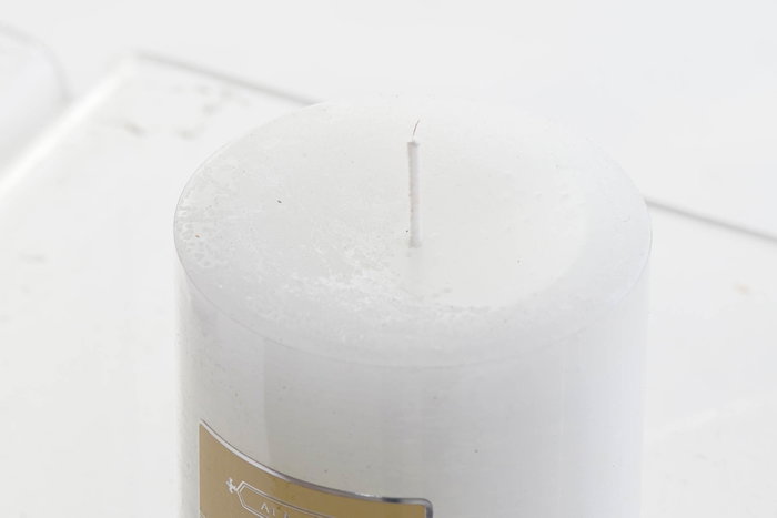 DKD Home Decor Vela de Cera de Parafina Blanca, 12 Unidades DKD Home Decor Vela de Cera de Parafina Blanca, 12 Unidades