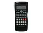 Liderpapel XF33 Calculadora Científica 12 Dígitos 240 Funciones Solar y Pila, Pantalla 2 Líneas, Tapa Rígida, Color Negro 156x85x20mm