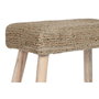 DKD Home Decor Reposapiés Urban de Yute y Eucalipto, 2 Unidades, Marrón y Natural