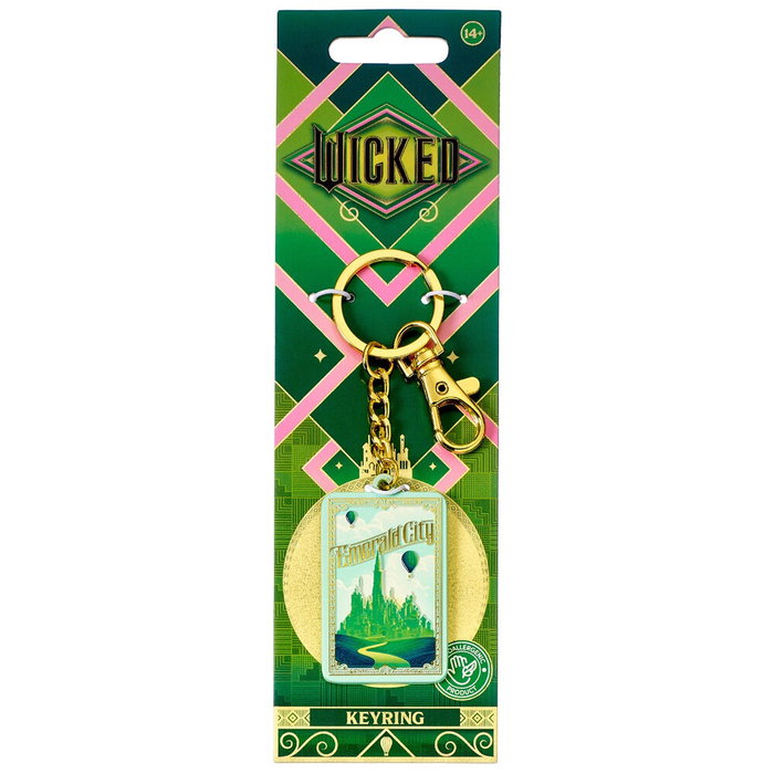 THE CARAT SHOP Llavero Emerald City Wicked de Aleación de Zinc (Zinc, Cobre, Aluminio)