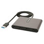 StarTech.com Adaptador USB 3.0 a 4 Puertos HDMI USB32HD4 Gris espacio
