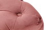 DKD Home Decor Descalzadora de Terciopelo Rosa y Dorado