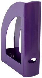 Revistero Plastico 80Mm Opaco Malva