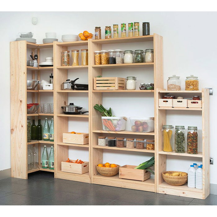 Astigarraga Estantería Gala Madera Pino Macizo 4 Baldas Regulables 49,6x25x120,7 cm Astigarraga Estantería Gala Madera Pino Macizo 4 Baldas Regulables 49,6x25x120,7 cm