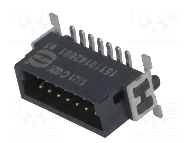 HARTING Conector de datos har-flex® 14 pines SMT