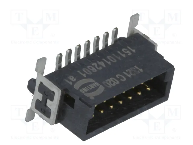 HARTING Conector de datos har-flex® 14 pines SMT
