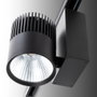 JW-TR40W-BLACK-W Foco de Carril LED Trifásico 40W 3600Lm CRI90 4200ºK Blanco Natural