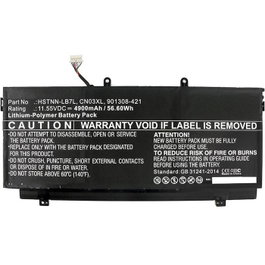 CoreParts Batería para HP de 48.51Wh 11.55V 4200mAh Negra con cable más largo