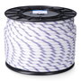 Edm Cuerda Driza Trenzado Poliéster Blanco Distintivo 16 mm x 100 m Resistencia 1500 kg
